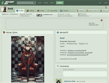 Tablet Screenshot of keid.deviantart.com