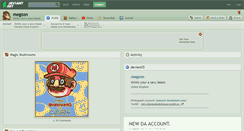 Desktop Screenshot of megzon.deviantart.com