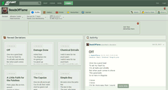 Desktop Screenshot of beadsofflame.deviantart.com