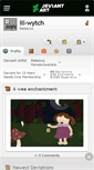 Mobile Screenshot of lil-wytch.deviantart.com