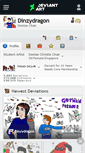 Mobile Screenshot of dinzydragon.deviantart.com