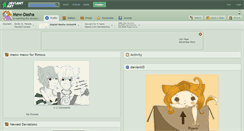 Desktop Screenshot of mew-dasha.deviantart.com