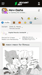 Mobile Screenshot of mew-dasha.deviantart.com