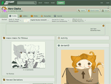 Tablet Screenshot of mew-dasha.deviantart.com