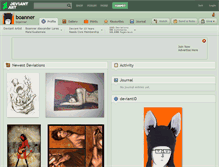 Tablet Screenshot of boanner.deviantart.com