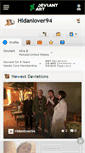 Mobile Screenshot of hidanlover94.deviantart.com