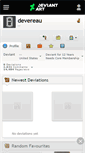 Mobile Screenshot of devereau.deviantart.com