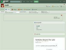 Tablet Screenshot of medli.deviantart.com