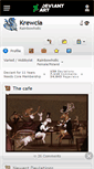 Mobile Screenshot of krewcia.deviantart.com