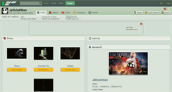 Desktop Screenshot of jelliclekitten.deviantart.com