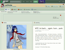 Tablet Screenshot of luziwonka.deviantart.com