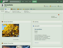 Tablet Screenshot of deviantkeke.deviantart.com