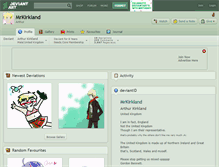 Tablet Screenshot of mrkirkland.deviantart.com