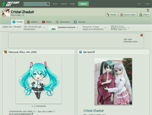 Tablet Screenshot of cristal-zhaduir.deviantart.com