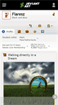 Mobile Screenshot of flaresz.deviantart.com