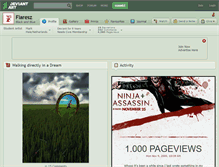 Tablet Screenshot of flaresz.deviantart.com
