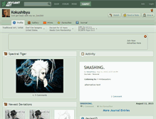 Tablet Screenshot of kokushibyu.deviantart.com