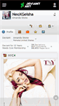 Mobile Screenshot of neoxgeisha.deviantart.com