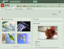 Tablet Screenshot of mardas.deviantart.com