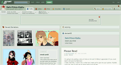 Desktop Screenshot of dark-prince-kisshu.deviantart.com