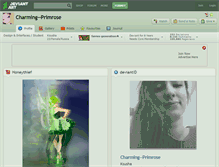 Tablet Screenshot of charming--primrose.deviantart.com