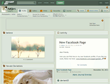 Tablet Screenshot of katja-s.deviantart.com