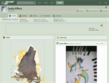 Tablet Screenshot of godly-effect.deviantart.com