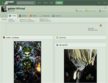 Tablet Screenshot of gabber1991md.deviantart.com