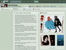 Tablet Screenshot of noelfielding.deviantart.com