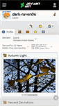 Mobile Screenshot of dark-raven06.deviantart.com