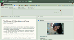 Desktop Screenshot of nerdy-for-life.deviantart.com