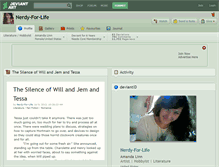 Tablet Screenshot of nerdy-for-life.deviantart.com