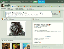 Tablet Screenshot of anne86.deviantart.com