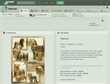 Tablet Screenshot of haawan.deviantart.com