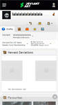 Mobile Screenshot of lalalalalalalalalala.deviantart.com