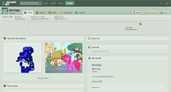 Desktop Screenshot of kevinpu.deviantart.com