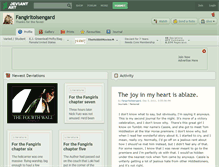 Tablet Screenshot of fangirltoisengard.deviantart.com