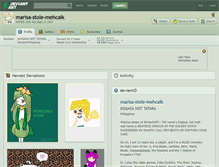 Tablet Screenshot of marisa-stole-mehcaik.deviantart.com