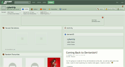 Desktop Screenshot of cybertrip.deviantart.com