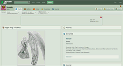 Desktop Screenshot of horsie.deviantart.com