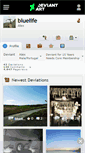 Mobile Screenshot of bluelife.deviantart.com