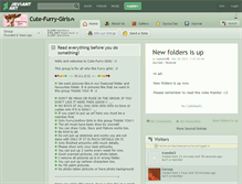 Tablet Screenshot of cute-furry-girls.deviantart.com