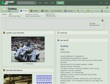Tablet Screenshot of gunboy.deviantart.com