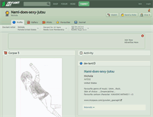 Tablet Screenshot of nami-does-sexy-jutsu.deviantart.com