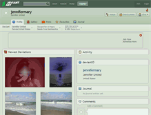 Tablet Screenshot of jennifermary.deviantart.com