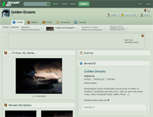Tablet Screenshot of golden-dreams.deviantart.com