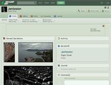 Tablet Screenshot of jamsession.deviantart.com