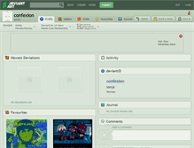 Tablet Screenshot of confexion.deviantart.com