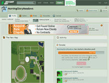 Tablet Screenshot of morningglorymeadows.deviantart.com