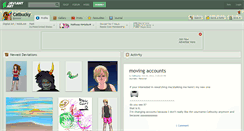 Desktop Screenshot of catbucky.deviantart.com